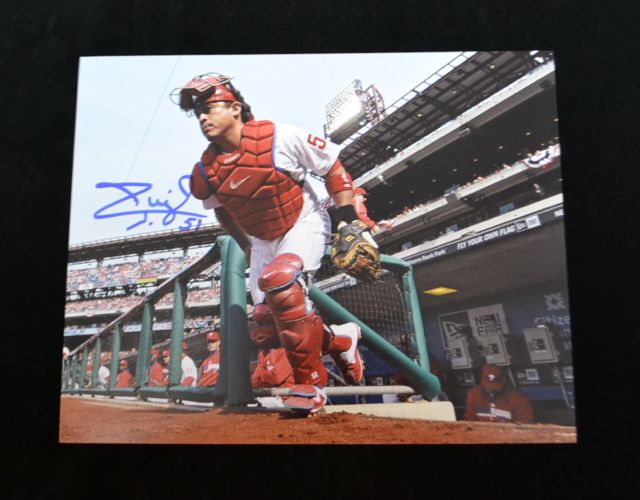 Carlos Ruiz baseball card (Philadelphia Phillies World Series