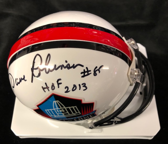 Autographed Hall Of Fame Mini Helmet