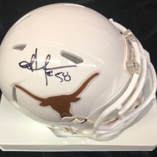 Texas Longhornes Jordan Hicks Autographed Mini Helmet