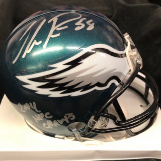 Nick Foles Philadelphia Eagles Autographed Riddell Speed Flex Authentic  Helmet with SB LII MVP Inscription