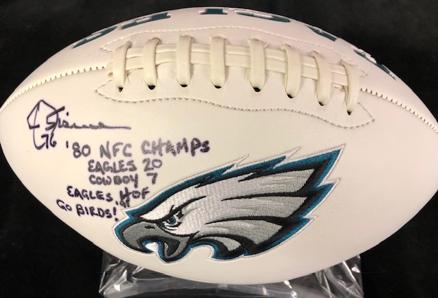 Philadelphia Eagles Jerry Sisemore Autographed Football - Carls