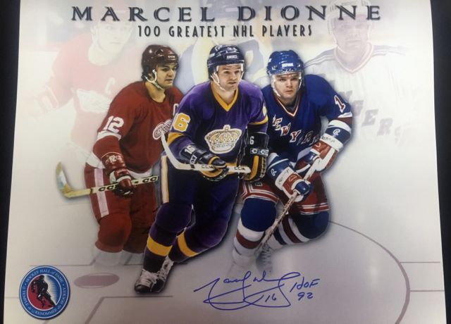 Marcel Dionne Autographed Jerseys, Signed Marcel Dionne Inscripted
