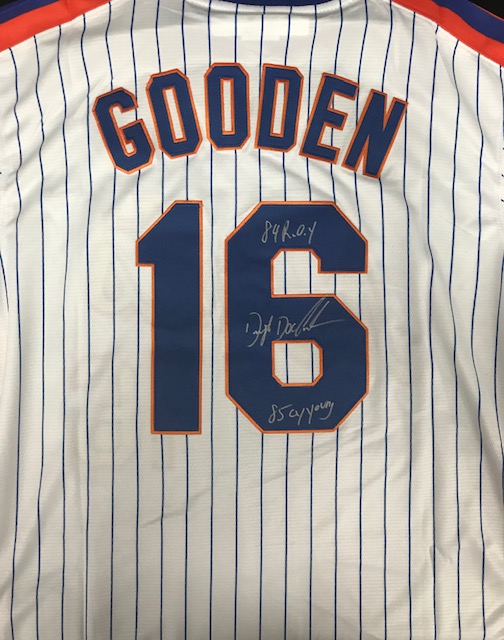 doc gooden autographed jersey
