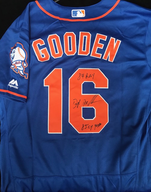 Dwight Gooden New York Mets Autographed Cooperstown Collection Jersey with  Multiple Inscriptions