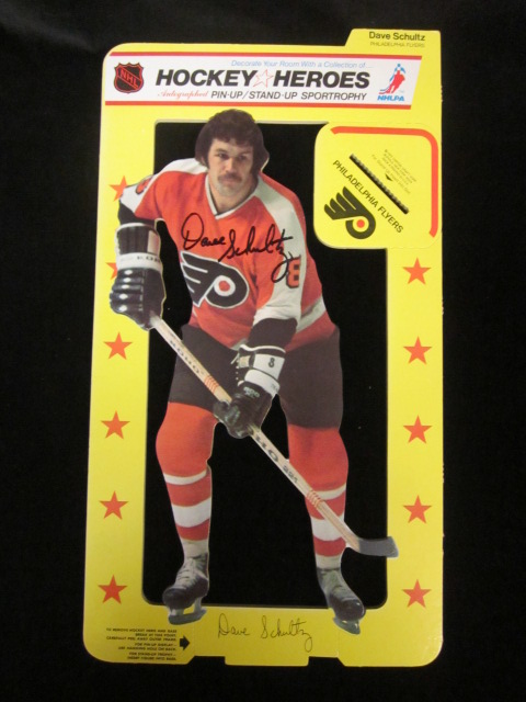 Dave Schultz Autographed Philadelphia Flyers Retro Orange Replica