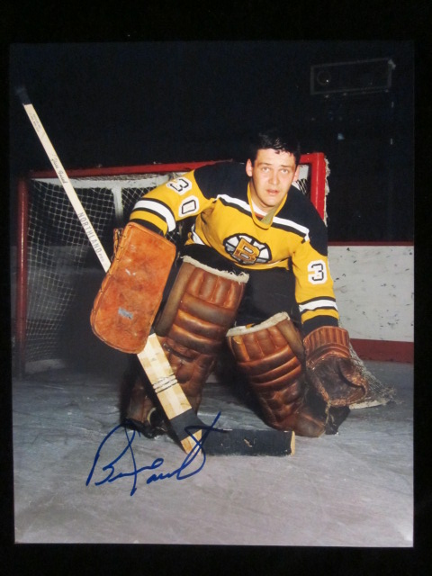 Bernie Parent 1966 Boston Bruins Vintage Away Throwback NHL Hockey