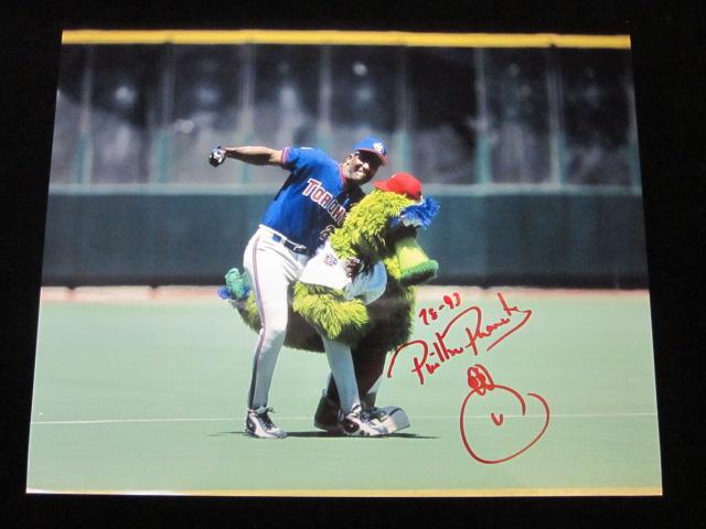 Phillie Phanatic Autographed Photo - Carls Cards & Collectibles