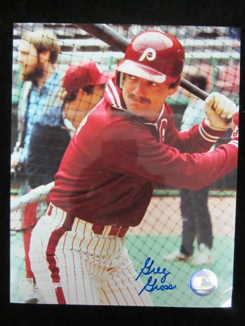 Philadelphia Phillies Greg Gross Autographed Photo - Carls Cards ...