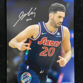 Georges Niang Signed 16X20 Photo (Blue) – 76ers