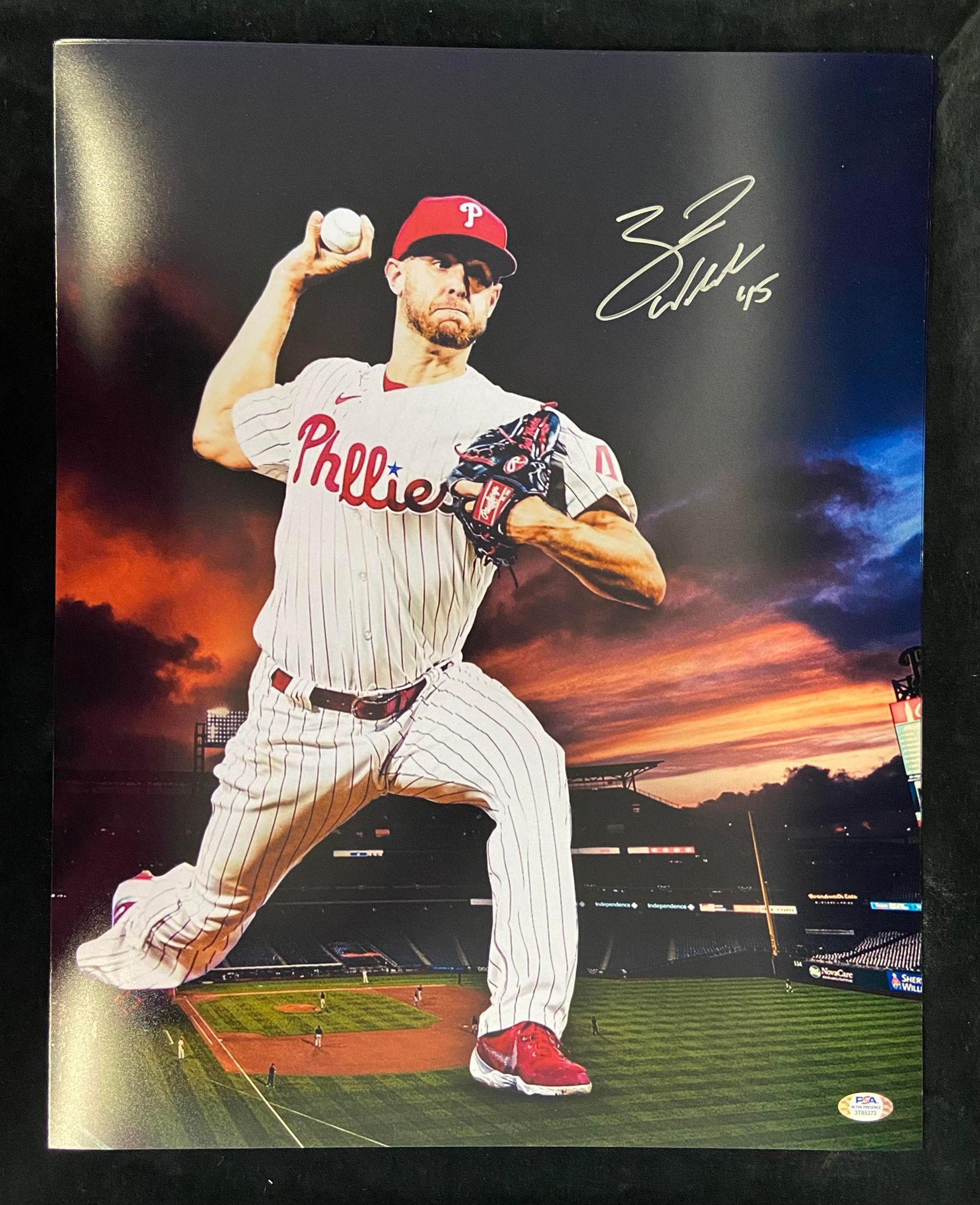 Zack Wheeler Philadelphia Phillies Autographed Cream Nike