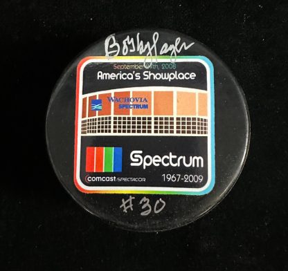 Philadelphia Flyers Bobby Taylor Autographed Puck